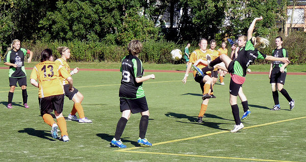 Mehrkampfszenen im Fußball