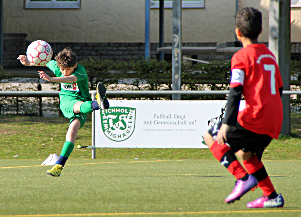 Spielszene vom E-Jugend Turnier am 1. Mai 2013