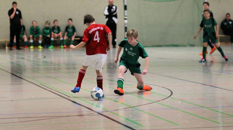 Spielszene aus Hallenturnier vom 24. Januar