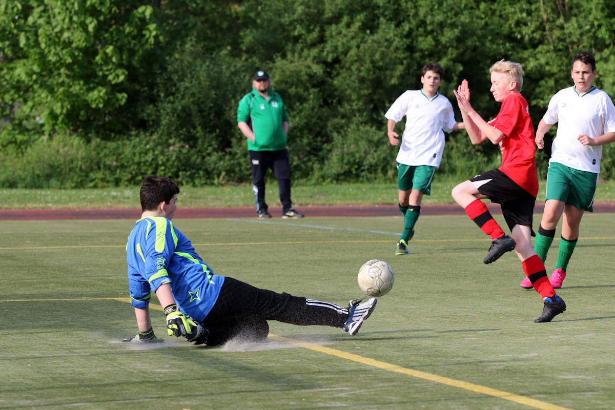 Keeper Erik - mehr Ballbesitz als ihm lieb war