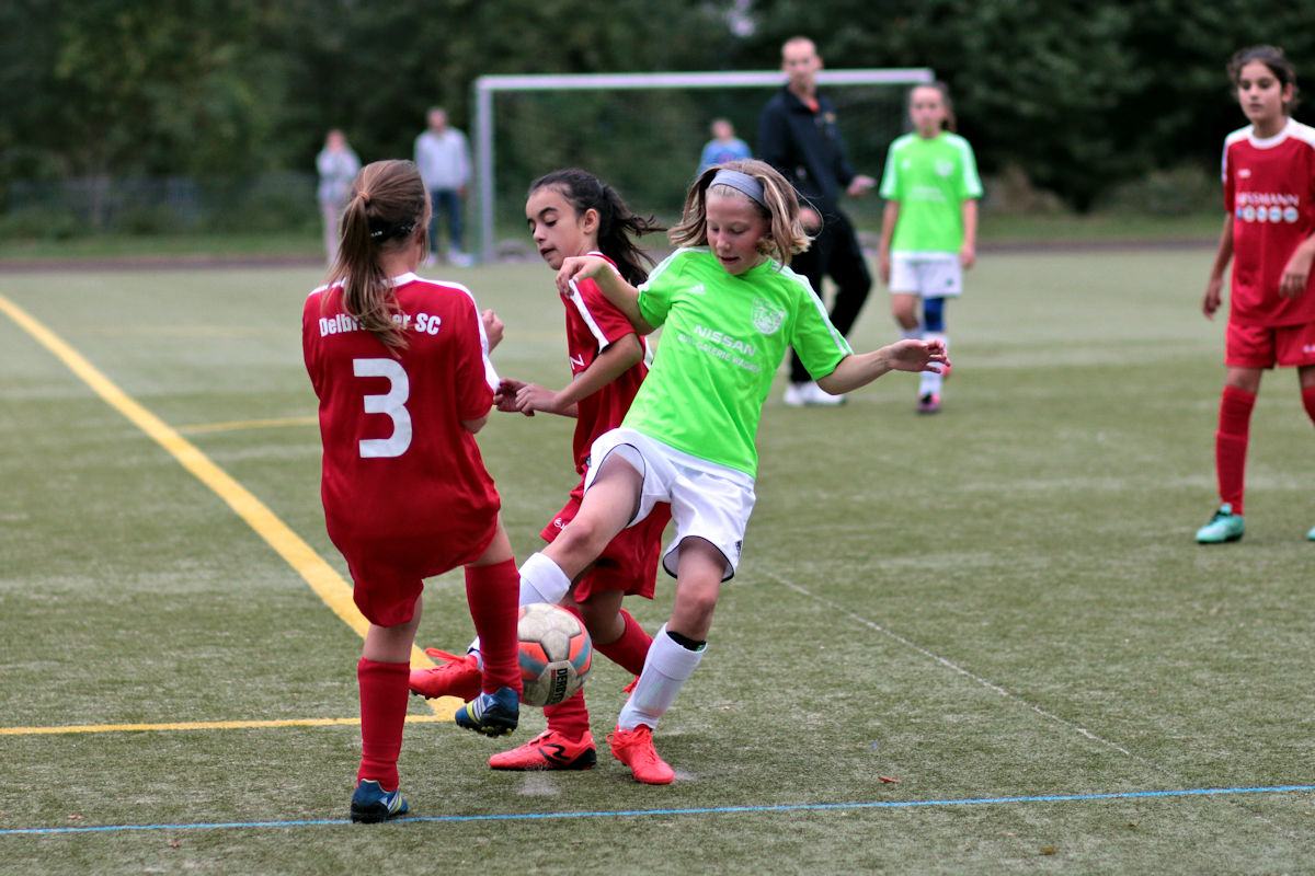 Szene vom 2:0-Erfolg gegen den Delbrücker SC