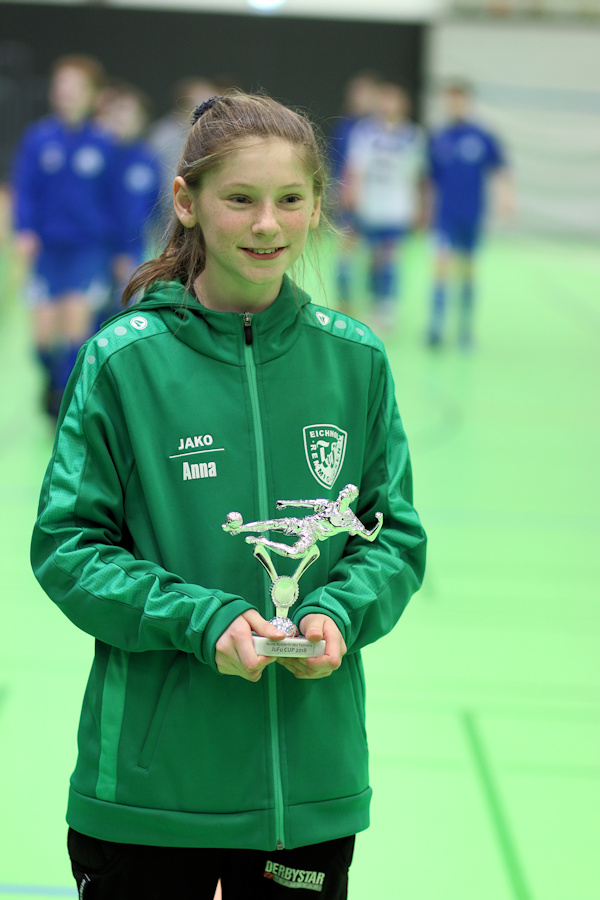 Anna-Maria als Keeper des JuFu-Cups ausgezeichnet