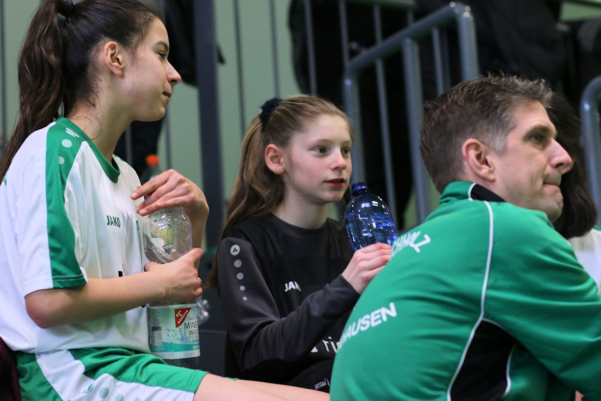 Keeper Anna-Maria hat sich auch in der Halle auszeichnen können